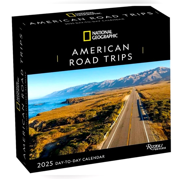 National Geographic "American Road Trips" 2025 Day-to-Day Calendar - Picture 1 of 4